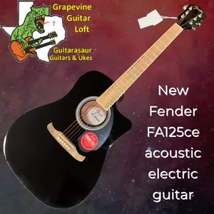 Fender CD-60SCE Akustik-E-Gitarre - Schwarz - Bild 1 von 1
