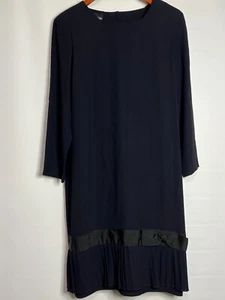 Cynthia Howie Größe 10 schwarzes Damenkleid langärmelig (J13) - Bild 1 von 5