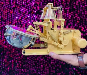 Heimzweck Hinduismus Aarti Maschine mit 14 Zoll Trommel Nagada 2 Glocken Automatik Zuhause - Bild 1 von 6