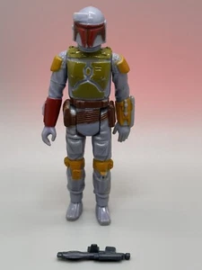 Vintage Star Wars Boba Fett Action Figure Complete Kenner Hong Kong w/ Blaster - Picture 1 of 18
