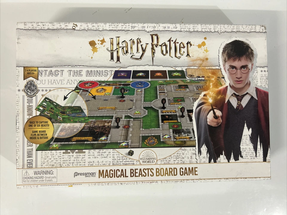 Juego de Mesa Harry Potter Animales Mágicos - Como Nuevo - Edades 8+ - 2-4 Jugar Foto 1 de 4