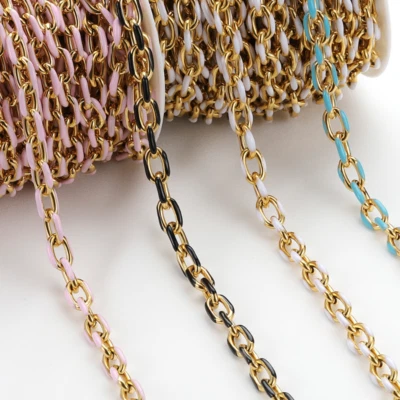 2M Edelstahl Ketten für Schmuck Herstellung Zubehör Tasche Riemen Armband DIY - Bild 1 von 4