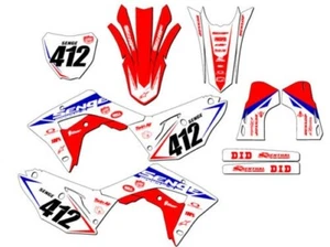 2019-2021 CRF 250 RX BINARY Red Senge Graphics Kit Compatible with Honda - Picture 1 of 10