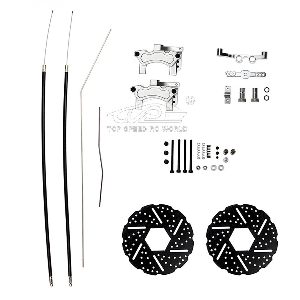 Front Wheel Cable Brake System Set in US for 1/5 HPI Baja 5B 5T SS 5SC ROVAN KM - Image 1 of 4