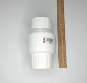 Kbi Spring Check Valve 2 " Slip x Slip Glue Weld Sch 40 Pvc Pool Spa - Picture 1 of 6