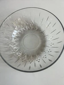 Vintage CANFIELD CLEAR Anchor Hocking 7.5” Serving Bowl  Diamond Pressed - Picture 1 of 5