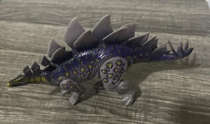 Stegosaurus Action Figure Purple Jurassic Jointed Approx 8” Collectible Dinosaur - Picture 1 of 10