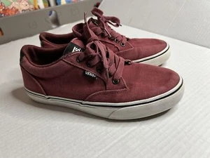 VANS OLD SKOOL Men’s 7.5 Muted Red Maroon W/ White Sole Skate Shoes - Picture 1 of 8
