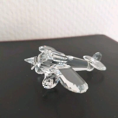 Swarovski Propellerflugzeug, Original Silver Crystal mit Originalbox - Bild 1 von 4