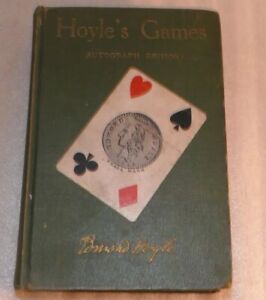 Livre édition autographe de Hoyle's Games révisé par R F Foster copyright 1931