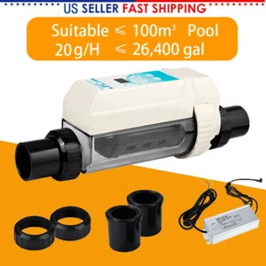 Sistema completo de clorador generador de cloro para piscina de agua salada de 26000 galones - Imagen 1 de 14