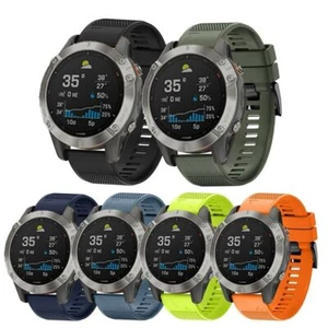 Do Garmin Fenix 7 47mm Pasek Silikon Fitness Quick Release Sport Band - Zdjęcie 1 z 14