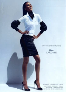 2011 Lacoste Liya Kebede fashion 1-page MAGAZINE AD - Picture 1 of 1