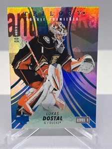 22-23 Lukas Dostal /199 #115 Anaheim Ducks UD Trilogy Rookie Premieres Blue - Picture 1 of 2