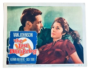 The Last Blitzkrieg 1958 Vintage Lobby Card Movie Theater Home Decor WWII - Picture 1 of 3