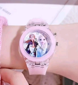 Orologio Frozen Bambina Rosa Idee Regalo Bambina - Foto 1 di 1