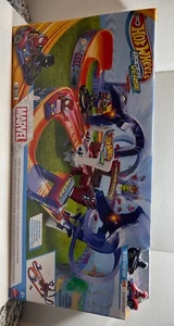 Hot Wheels Racer Verse Spider-Man’s Web Slinging Speedway By Mattel HPL34 - Picture 1 of 6