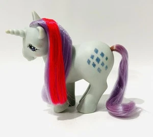 My Little Pony Vintage G1 Unicorn Sparkler Blue Diamonds Beautiful 1980s - Picture 1 of 5