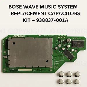 Bose Wave Music System Kondensator Ersatz Kit für Platine CD überspringt Fehler - Bild 1 von 1