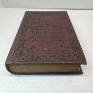 VTG 1910 Chief of Scouts W.F. Drannan Book ~ Western Frontier Plains Illustrated - Bild 1 von 11