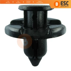 10X Push Type Retainer Black for Nissan 01553 09321 Toyota 90044 68320 - Picture 1 of 4