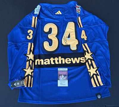 Auston Matthews Signed Jersey Toronto Maple Leafs 2024 All Star Game JSA COA - Image 1 of 4