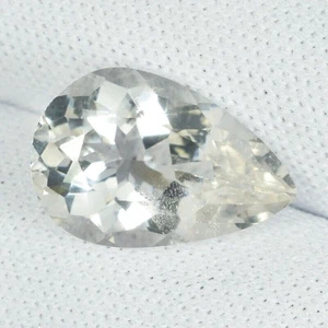 4,20 ct TOP LUSTROSO INCOLORO NATURAL BERIL Pera - Ver Vdo DL - Imagen 1 de 3