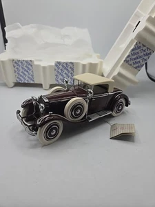 Vintage 1/24 Franklin Mint 1925 Hispano-Suiza H6B Kellner Maroon/ White - Picture 1 of 10