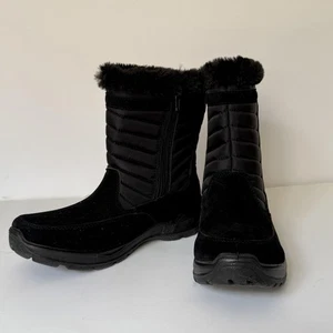 Easy Works Frazer Damenstiefel 6,5 schwarz wasserdicht Kunstfell seitlicher Reißverschluss 20-0901 - Bild 1 von 10