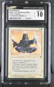 Combat Medic CGC 10 Gem Mint Magic the Gathering 1994 Fallen Empires Common - Picture 1 of 2