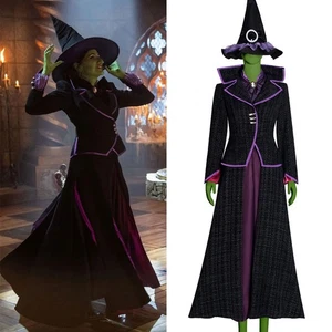 Agatha Harkness Cosplay Witch Agatha Halloween Costume Hat Full Set - Picture 1 of 17