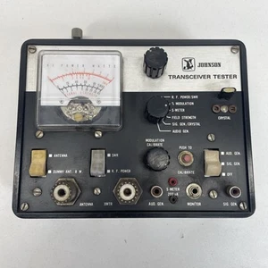 Vintage Johnson Portable Transceiver Tester Good Condition Vintage Untested - Picture 1 of 11