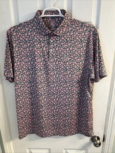 Rhoback Men’s Performance Polo ‘The Azalea’ Augusta Camo Size XL NWOT - Picture 1 of 5