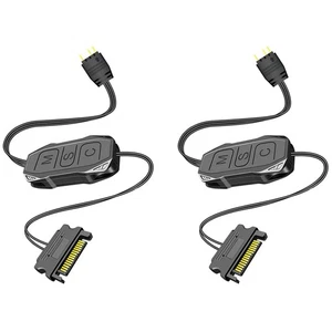2Pcs 5V 3Pin ARGB Controller SATA RGB Controller 3PIN Hub for Computer Cpu3812 - Afbeelding 1 van 6