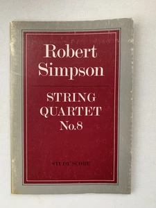 Noten . Simpson.  String Quartet No. 8.  Studien-Partitur. - Bild 1 von 1