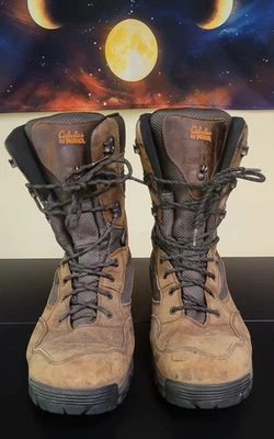 Mens 11  W:EE Cabela's Meindl Gore Tex Waterproof 5462-10 Pflege II  Boots  - Image 1 of 4