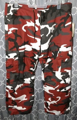 Rothco Women's Paratrooper Fatigues Red/Gray/White/Black Camo - Image 1 of 4