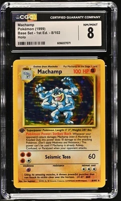 CGC 8 MACHAMP 8 BASE SET HOLO POKEMON BM - Image 1 of 2