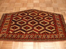 2 X 3 Hand Knotted Fine Antique Yamout Oriental Rug G1431