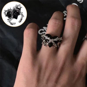 Neu Mode geöffnet Punk Party Schmuck Liebe Herz kreative Geschenke Gothic Dornen - Bild 1 von 14
