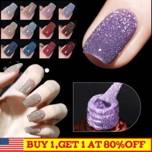 High Density Glitter Nail Gel Polish, High Density Glitter Nail Polish Gel New - Picture 1 of 22
