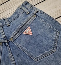 Vintage Guess Georges Marciano 80s 90s Washed Jeans sz 28 High Waisted Mom Jean