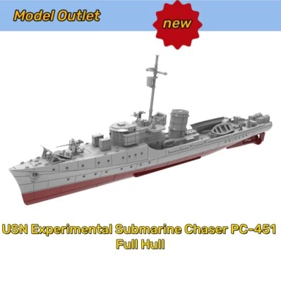 PreSale 1/72 USN Experimental Submarine Chaser PC-451 Full Hull - Image 1 of 4