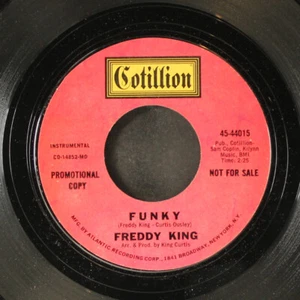 FREDDY KING: funky / play it cool COTILLION 7" Single 45 RPM - Picture 1 of 2