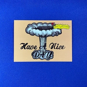 Tarjeta coleccionable BEAVIS and BUTT-HEAD #6947 "Have a Nice Day" '94 Fleer Ultra MTV - Imagen 1 de 2