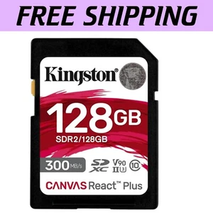 Professional 128GB SD Card | UHS-II V90 Speed Class for High-Resolution Imaging - Picture 1 of 4