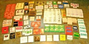 Match Book Cover Lot 160 + Hotels Restaurants Business Cigarette Advertising VTG - Picture 1 of 7