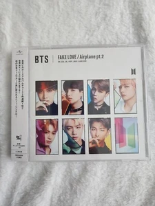 BTS FAKE LOVE/Airplane pt.2 JAPAN CD Like New OPENED w/ Inserts - Picture 1 of 9