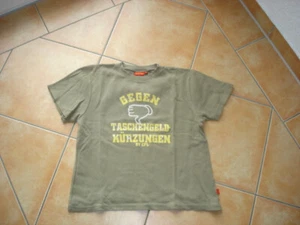 CFL   T-Shirt  mit  Logo Taschengeld  khaki      Gr. 140   Kids   Jungs Boys - Bild 1 von 7