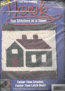 Wonder Hook Ten Stitches at a Time #WH2503 Country Home 13 x 13 - NIP - Picture 1 of 2